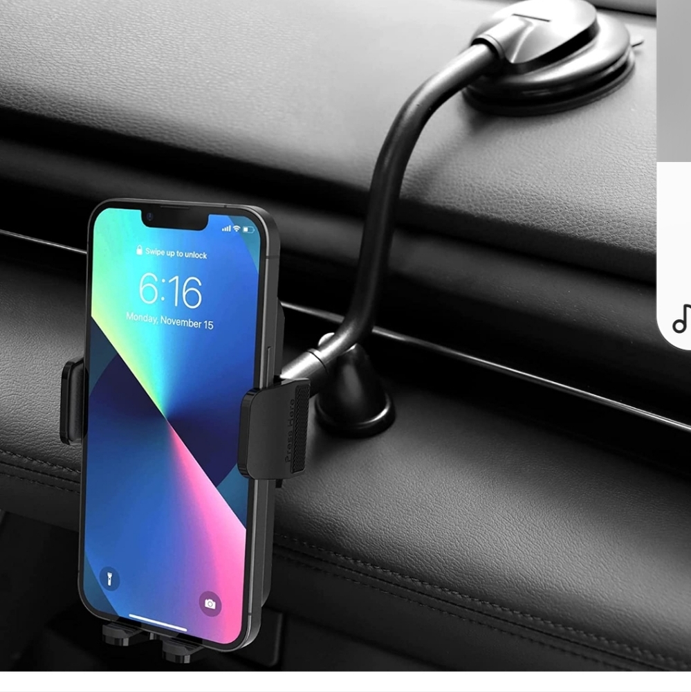 Car Mount with Long Arm Dashboard Windshield Car Phone Holder